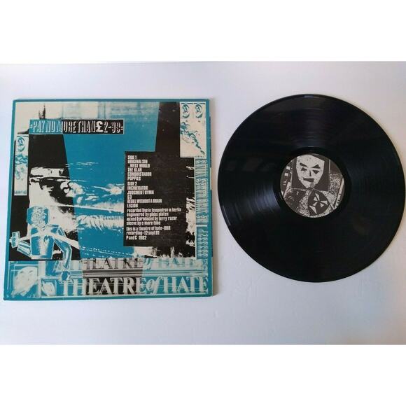 Theatre Of Hate He Who Dares Wins Vinyl LP Record Album 1982 Goth Post-Punk UK - Picture 3 of 3